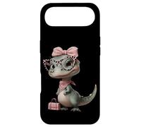 Lunettes T-Rex Dinosaure Léopard Rose Glam Graphic Trippy Coque pour iPhone Air