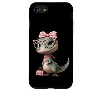 Lunettes T-Rex Dinosaure Léopard Rose Glam Graphic Trippy Coque pour iPhone SE (2020) / 7/8