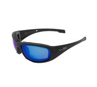 Lunettes tactique Boss Captivate Wiley X - Polarized Blue Mirror Matte Black