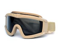 Lunettes tactiques militaires pour airsoft avec 3 verres interchangeables - Résistance aux chocs - Protection UV400 - Pour homme et femme - Pour moto, équitation, paintball