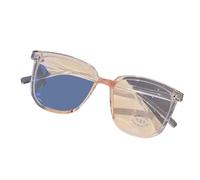 Lunettes tendance pour un usage quotidien pour femmes, hommes, adolescents, lunettes de cosplay, confortables, surdimensionnées, décontractées, lunettes légères, C