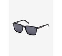 Lunettes Timberland TB9306 noir brillant avec verres polarisés gris