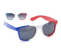 Lunettes Tricolore Bleu Blanc Rouge pour Supporter de l'équipe de France - Livraison en 24/48h, Idéal pour Supporter l'équipe de France pendant la Coupe du Monde de Rugby ou de Football (Blanc) Autre