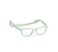 Lunettes turquoise pour poupée bleu TU