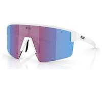 Lunettes unisexe bliz p004 m blanc mat rose violet bleu miroir