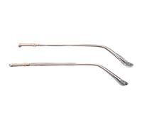 Lunettes Universelles Temple 1 paire de bras de lunettes de rechange universels for lunettes de soleil, remplacement de jambe en métal for lunettes de soleil(Rose gold)