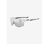 Lunettes Uvex Axos blanches avec verres miroir gris clair