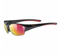 Lunettes Uvex Blaze III, Black Red/Mirror Red