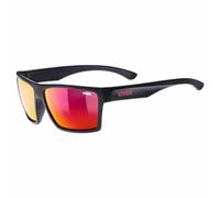 Lunettes Uvex LGL 29, Black Mat/MIR. Red