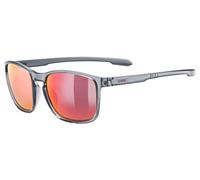 Lunettes uvex lgl 52 smoke rouge miroir