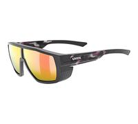 Uvex Mtn Style P - Lunettes de Sport pour Hommes et Femmes - Polarisées - Confort et Maintien Parfait Sans Points de Pression - Black-Pink Tortoise Matt/Pink - One Size