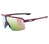 Lunettes uvex ramp bordeaux rose miroir