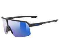 Lunettes uvex ramp noir bleu miroir