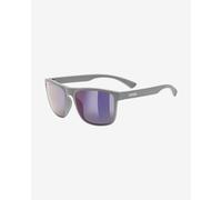 Lunettes Uvex Rookie grises avec lentille miroir bleue