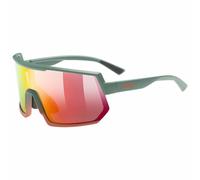 Lunettes Uvex Sportstyle 235 Moss Green Grapefruit Mat / Mirror Red (CAT. 2)