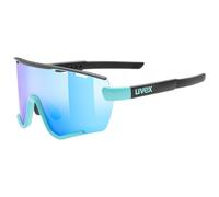 uvex Sportstyle 236 Set - Lunettes de Sport pour Hommes et Femmes - Anti-Buée - Verres de Rechange Compris - White Matt/Green - One Size