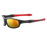 uvex Mixte Sportstyle 507 Lunettes De Soleil, Black Mat Red/Red, Taille Unique EU