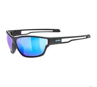 Uvex Sportstyle 806 Sunglasses Clair Mirror Blue/CAT3 Black Matt