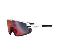 Lunettes vélo monture 3 verres interchangeables - protection 100% uv - uva - uvb vision optimale, ultra adhérentes, tres résistantes Gist Next Blanc TU