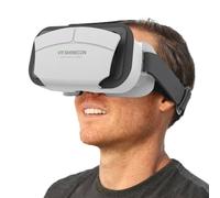 Lunettes VR confortables - Casque de réalité virtuelle pour smartphone, idéal pour les jeux 3D et vidéos VR | Casque VR compatible avec écrans de 4,5 à 7 pouces, immersion totale et confort longue dur