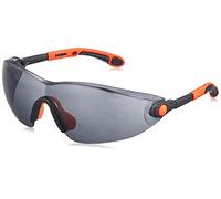 Lunettes Vulcano2 Smoke Polycarbonate monobloc Ab ar Uv400 Coloris Monture orange-noir