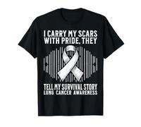 Lung Cancer Awareness Products Gifts Lung Cancer Survivor T-Shirt