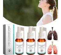 Lung Cleansing Spray - Herbal Lung Cleansing Spray,Lung Cleansing Sprays,Herbal Lung Cleanse Mist,Herbal Spray Cleansing Lung,Powerful Lung Support & Cleanse (3 pcs)