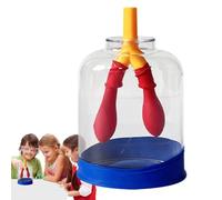 Lung Model - PP 11.4x7.4x5.2cm | Respiratory System Learning Aid, Precision Breathing Demonstration Model Scratch-Resistant For School Science Study | For Education Teaching Biology Learning