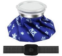 Lunhoo Poche de glace réutilisable pour blessures sportives, compresse chaude/glace/froide multifonction pour genoux, cheville, cou, thérapies chaudes et froides (15,2 cm)