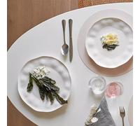 LUNIA Assiette à dessert en porcelaine D21.5 PORCELLANA BIANCA