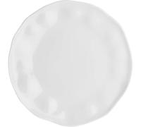 Set de 6 assiettes 28 cm Lunia en porcelaine blanche La Porcellana Bianca