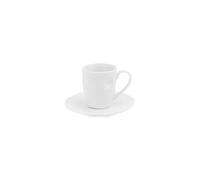 Set de 6 tasses à espresso de 110 ml Lunia en porcelaine blanche La Porcellana Bianca