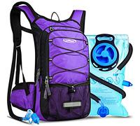 Lunidry 15L Sac à Dos d'hydratation avec vessie d'eau de 3L, Sac Trail Running pour Femme Homme, pour Randonnée Cyclisme Marathon VTT, Ajustables à Taille Sac à Dos d'eau avec système d'hydratation