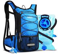 Lunidry 15L Sac à Dos d'hydratation avec vessie d'eau de 3L, Sac Trail Running pour Femme Homme, pour Randonnée Cyclisme Marathon VTT, Ajustables à Taille Sac à Dos d'eau avec système d'hydratation