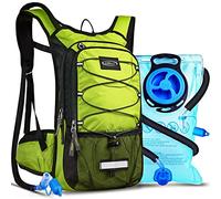 Lunidry 15L Sac à Dos d'hydratation avec vessie d'eau de 3L, Sac Trail Running pour Femme Homme, pour Randonnée Cyclisme Marathon VTT, Ajustables à Taille Sac à Dos d'eau avec système d'hydratation
