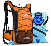 Lunidry 15L Sac à Dos d'hydratation avec vessie d'eau de 3L, Sac Trail Running pour Femme Homme, pour Randonnée Cyclisme Marathon VTT, Ajustables à Taille Sac à Dos d'eau avec système d'hydratation