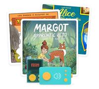 Lunii - 3 Livres Audio interactifs - Pack Les héros 40 Histoires pour Les Enfants de 5 à 8 Ans - 5h08 d'écoute sur la conteuse Ma Fabrique à Histoires - Boîte à Histoires