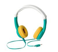 Lunii - Casque Audio Enfant Filaire - Pliable, Réglable et Confortable - Compatible avec Ma Fabrique à Histoires et FLAM - Pour les Enfants de 3 à 12 ans - Vert & Blanc