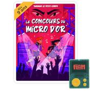 Lunii - Coffret Le concours du Micro d'Or - Livre audio de 3h31 interactif dés 9 ans à écouter sur FLAM