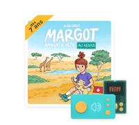 Lunii - Coffret Margot au Kenya - Livre audio interactif de 1h57 à écouter dés 7 ans sur Ma Fabrique à Histoires