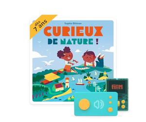 Lunii - Curieux de Nature ! - Livre Audio interactif en français - durée 1h40 - dés 7 Ans à écouter sur Ma Fabrique à Histoires ou FLAM