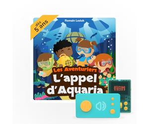 Lunii - l'appel d'Aquaria - Livre Audio interactif en français - durée 1h41 - dès 5 Ans à écouter sur Ma Fabrique à Histoires ou FLAM