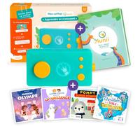 Lunii - Ma Fabrique à Histoires sans Écran | Coffret Boite à histoire : Conteuse + 4 Livres Audio au choix + Carnet 48 pages - Enfant 3-8 ans, Fabriquée en France