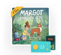 Lunii - Margot, apprentie véto - Livre Audio interactif en français - durée 1h45 - dès 7 ans à écouter sur Ma Fabrique à Histoires ou FLAM