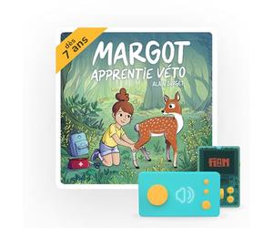 Lunii - Margot, apprentie véto - Livre Audio interactif en français - durée 1h45 - dès 7 ans à écouter sur Ma Fabrique à Histoires ou FLAM