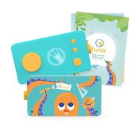 Lunii - Mon Coffret thématique Apprendre en s'amusant - Ma Fabrique à Histoires + 4 Livres Audio au Choix + Un carnet d'activités, dès 3 à 8 Ans - Conteuse fabriquée en France