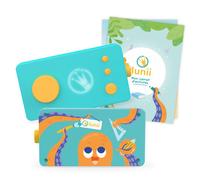 Lunii - Mon Coffret thématique Apprendre en s'amusant - Plus de 100 Histoires à Composer - Boîte à Histoires Interactive fabriquée en France, Inclus 4 Livres Audio au Choix et Un carnet d'activités