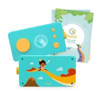 Lunii - Mon Coffret thématique Aventures fantastiques - Plus de 100 Histoires à Composer - Conteuse Interactive pour Enfants, Boîte à Histoires fabriquée en France, Inclus 4 Livres Audio au Choix et