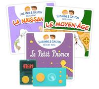 Lunii - Pack 3 Livres Audio interactifs pour Enfant dès 3 Ans - Suzanne & Gaston rêvent avec Le Petit Prince, À la découverte de la Naissance (Hello Maestro®) - 4h43 d'écoute