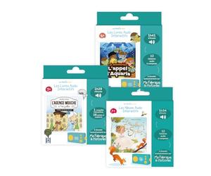Lunii - Pack 3 Livres Audio interactifs pour Enfant dès 5 Ans - À écouter sur la conteuse Interactive Ma Fabrique à Histoires - L’Agence Mouche à Versailles, L’Appel d’Aquaria, Les Malheurs de Sophie